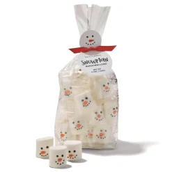 New Two's Company Snowman Marshmallow Candy Gift Bag