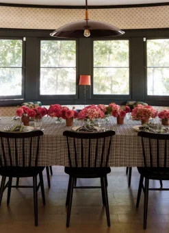 Outlet Heather Taylor Home Soho Black Tablecloth