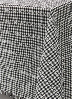 Outlet Heather Taylor Home Soho Black Tablecloth