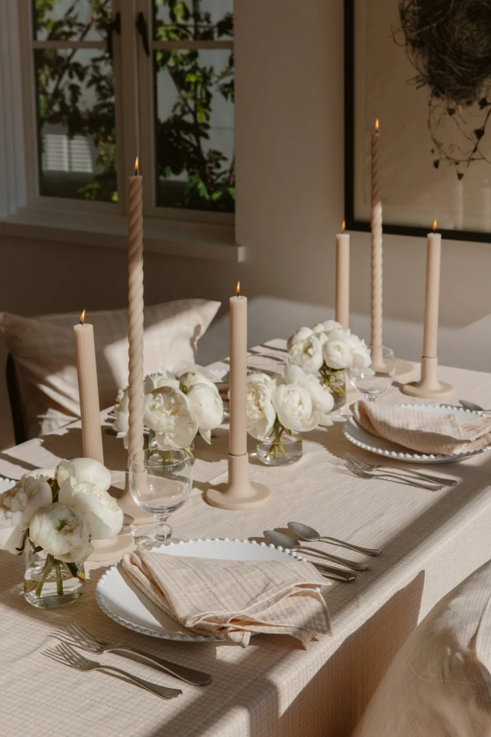 Heather Taylor Home Soho Cream Napkins