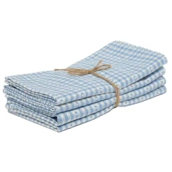 New Heather Taylor Home Soho Light Blue Napkins