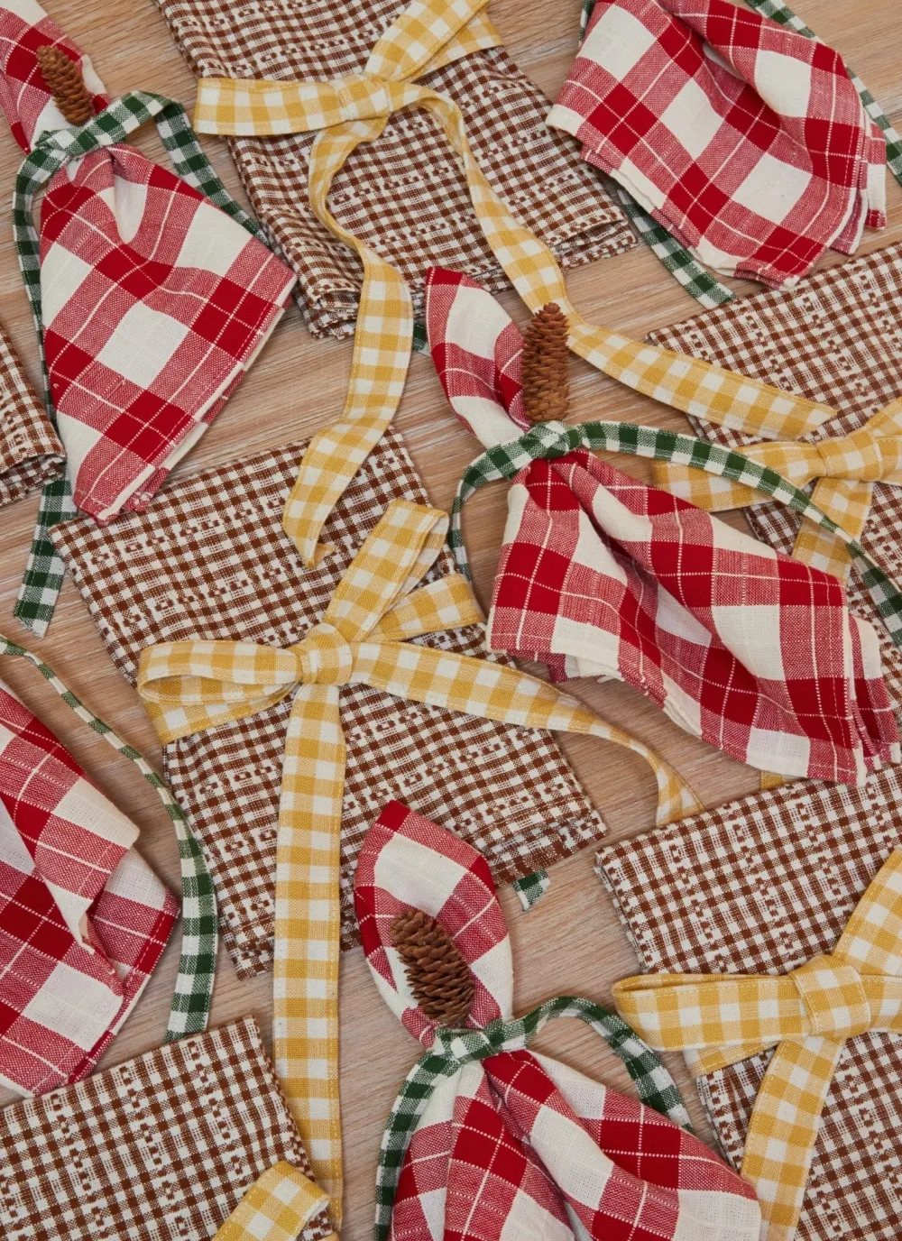 Clearance Heather Taylor Home Soho Nutmeg Brown Napkins