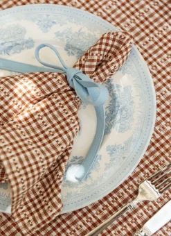 Clearance Heather Taylor Home Soho Nutmeg Brown Napkins