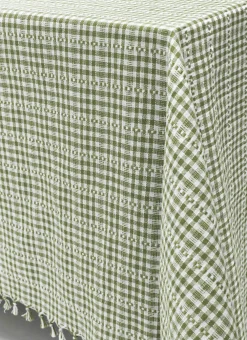 New Heather Taylor Home Soho Olive Tablecloth