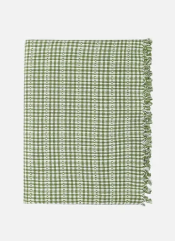 New Heather Taylor Home Soho Olive Tablecloth