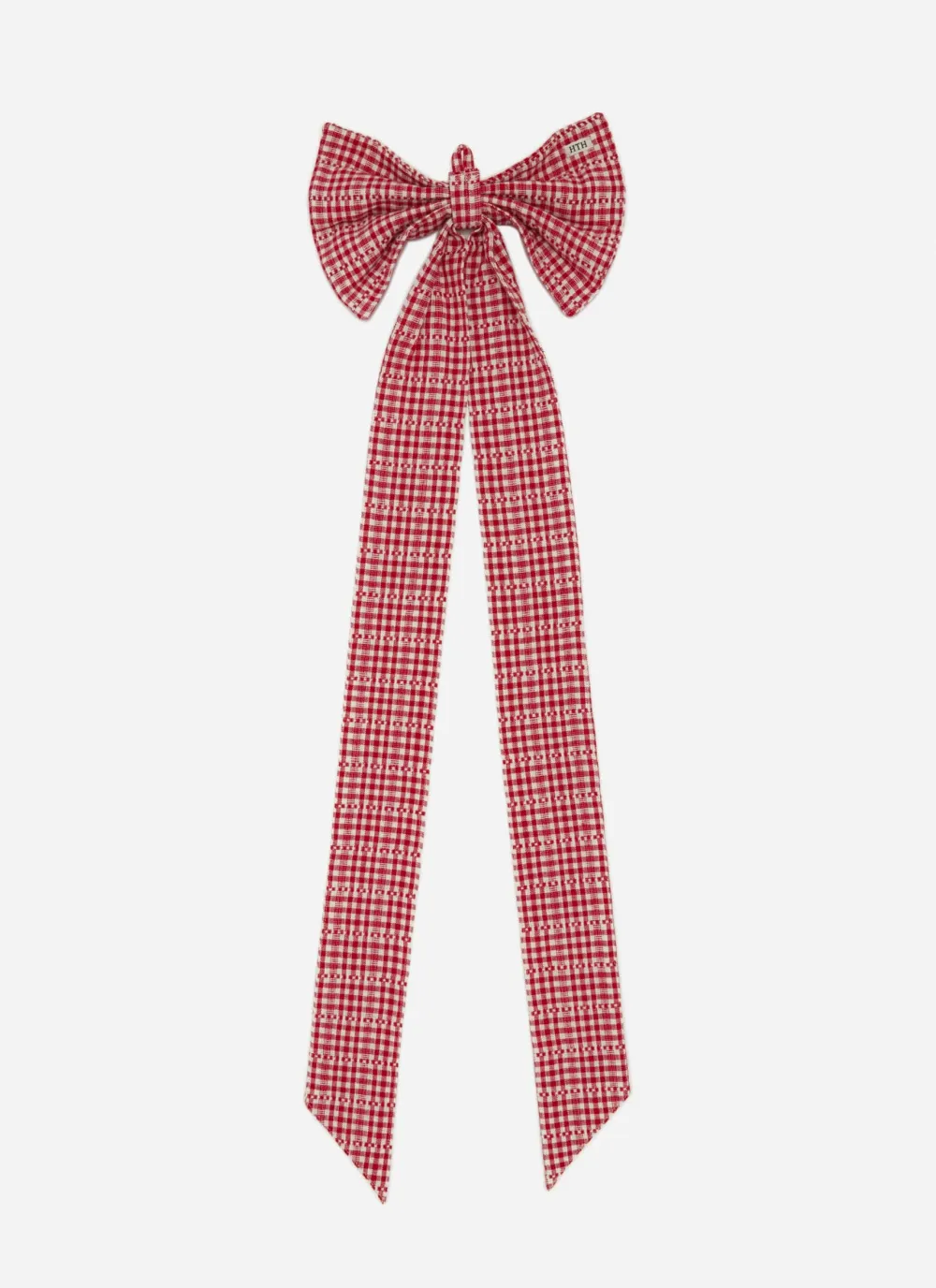 Discount Heather Taylor Home Soho Red Fabric Bow