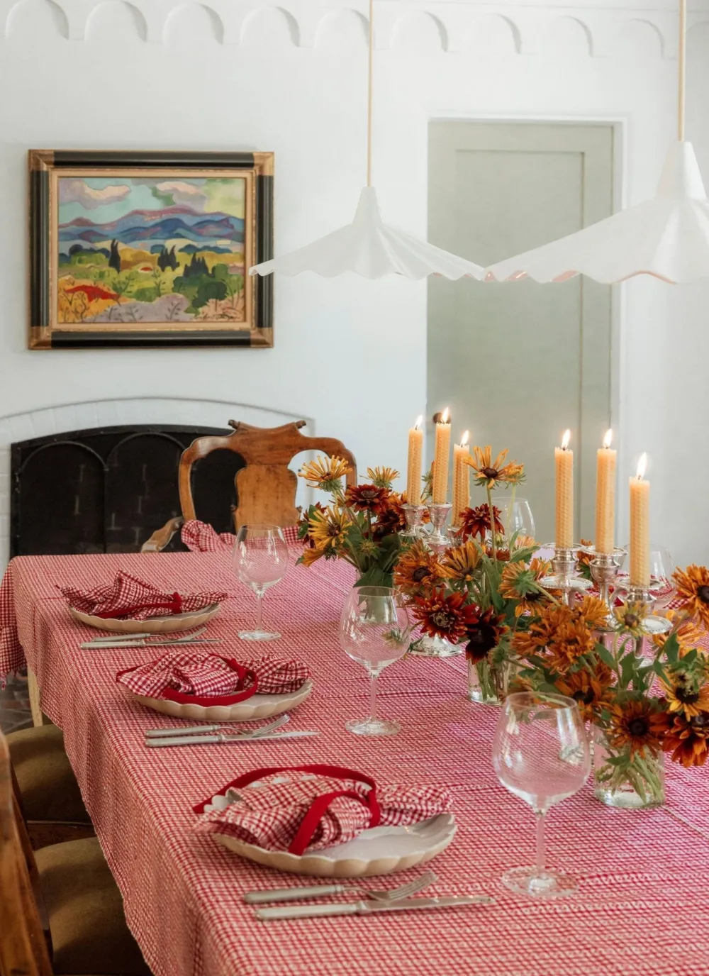 Best Heather Taylor Home Soho Red Tablecloth