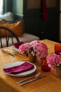 Sale Heather Taylor Home Soho Two Toned Amber Tablecloth