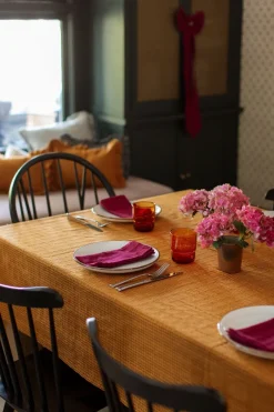 Sale Heather Taylor Home Soho Two Toned Amber Tablecloth
