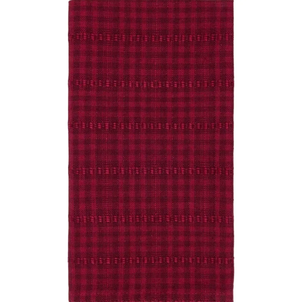 Outlet Heather Taylor Home Soho Two Toned Bordeaux Napkins
