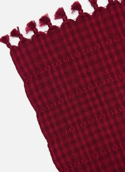 Sale Heather Taylor Home Soho Two Toned Bordeaux Tablecloth