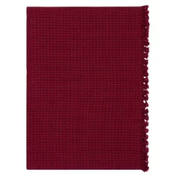 Sale Heather Taylor Home Soho Two Toned Bordeaux Tablecloth