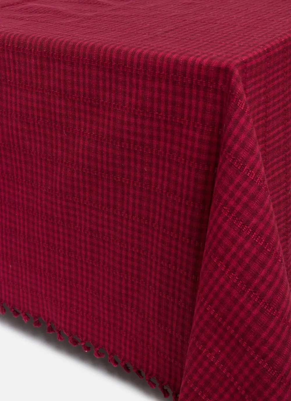 Sale Heather Taylor Home Soho Two Toned Bordeaux Tablecloth
