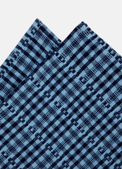 Heather Taylor Home Soho Two Toned Indigo Blue Napkins