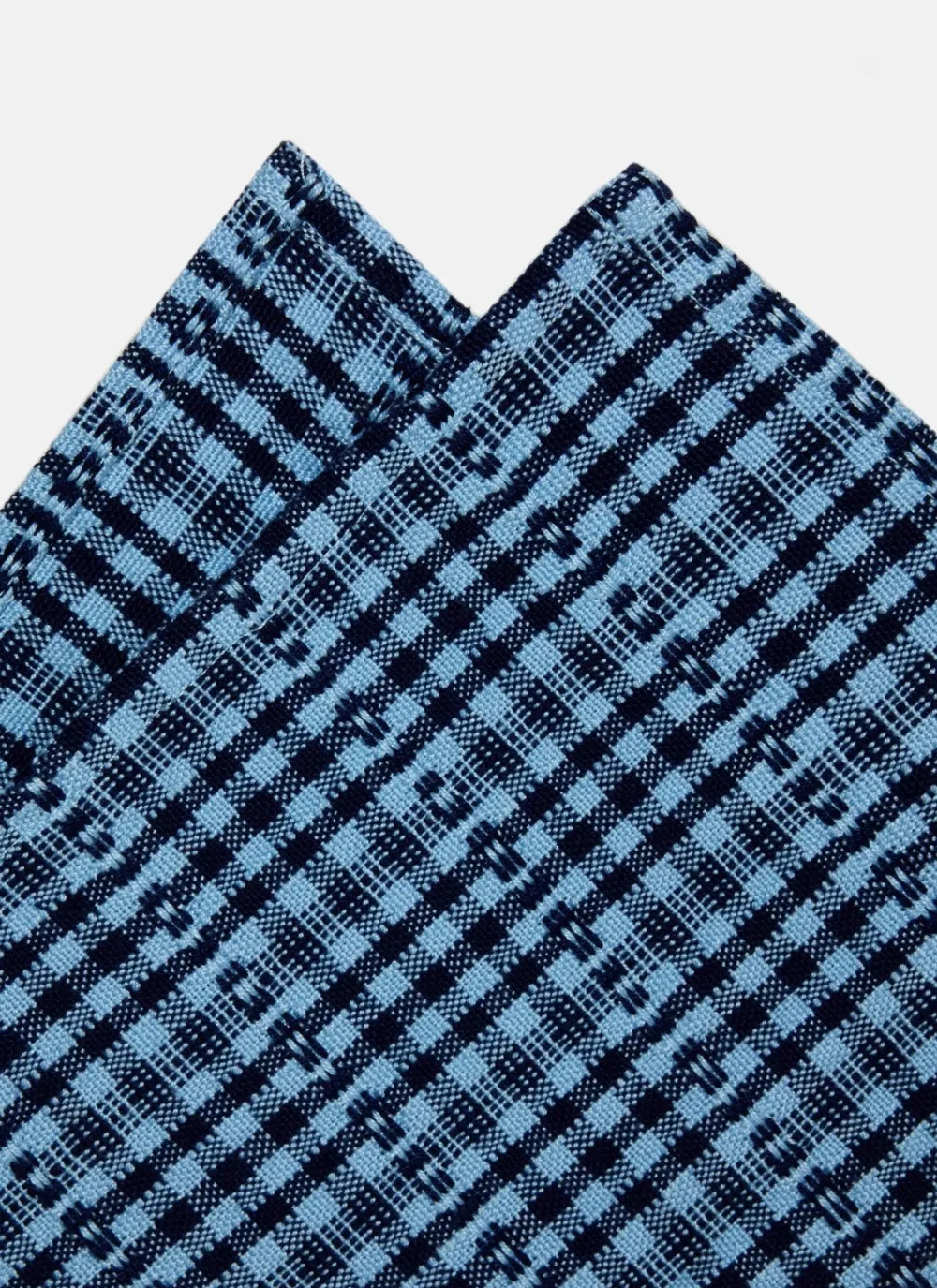 Heather Taylor Home Soho Two Toned Indigo Blue Napkins