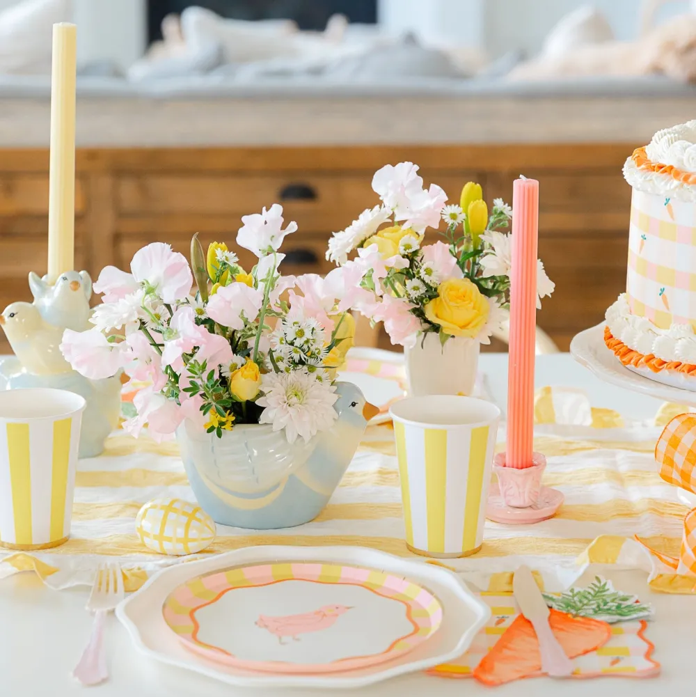 Online Bonjour Fete Soleil Yellow Signature Cabana Stripe Cups