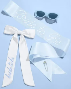 Hot xo, Fetti Something Blue Pack - hair bow, sunglasses + sash
