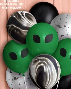 Hot xo, Fetti Space & Alien Latex Balloons