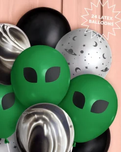 Hot xo, Fetti Space & Alien Latex Balloons