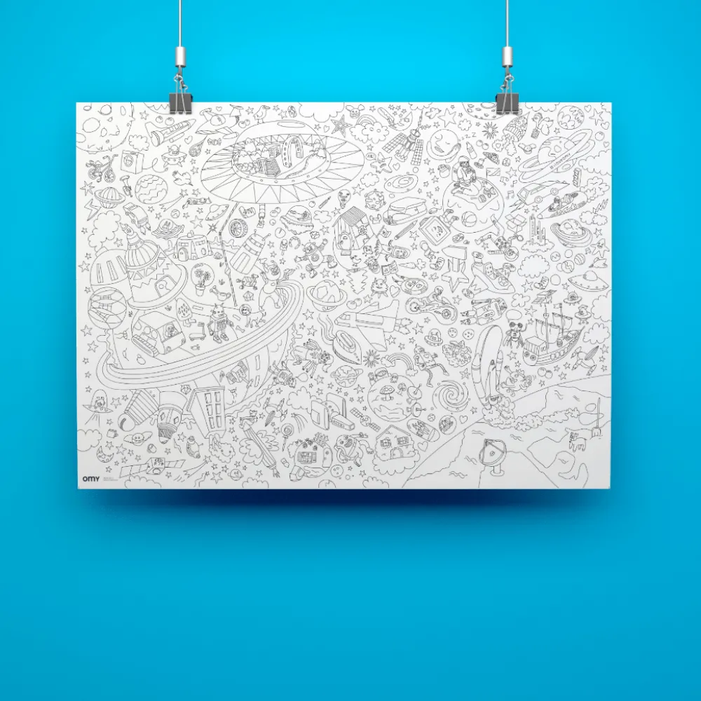 Discount OMY U.S. Space Giant Coloring Poster