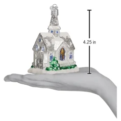 Clearance Old World Christmas Sparkling Cathedral Ornament