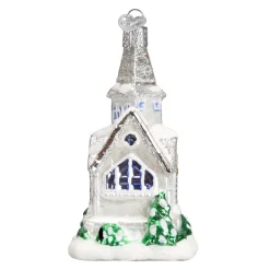 Clearance Old World Christmas Sparkling Cathedral Ornament