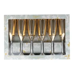 New Caspari Sparkling Flutes Party Poppers