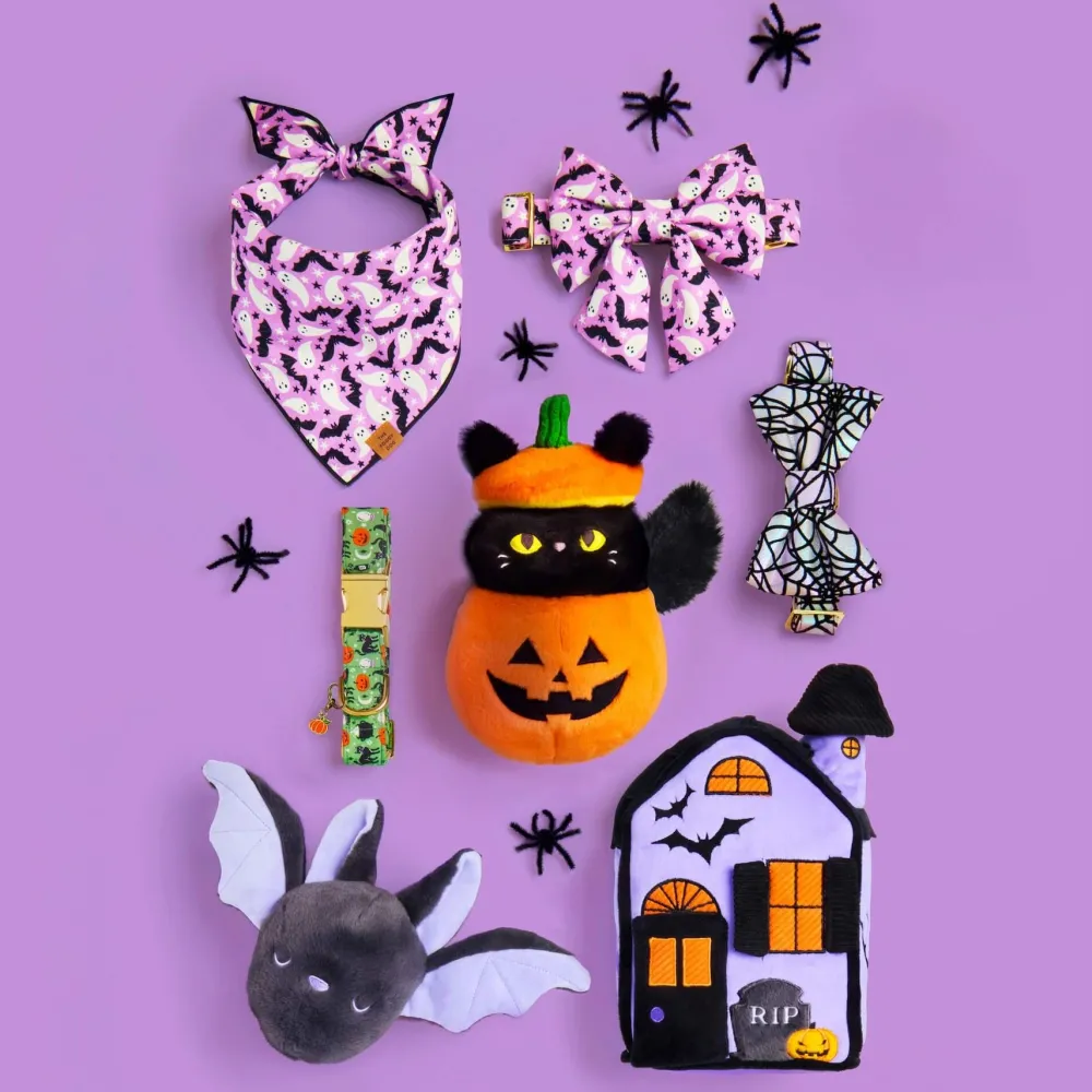 Online The Foggy Dog Spooky Season Bow Tie Collar