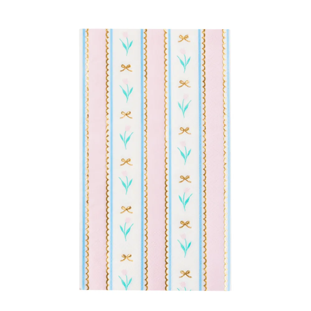 Hot Bonjour Fete Spring Tulip Guest Towels