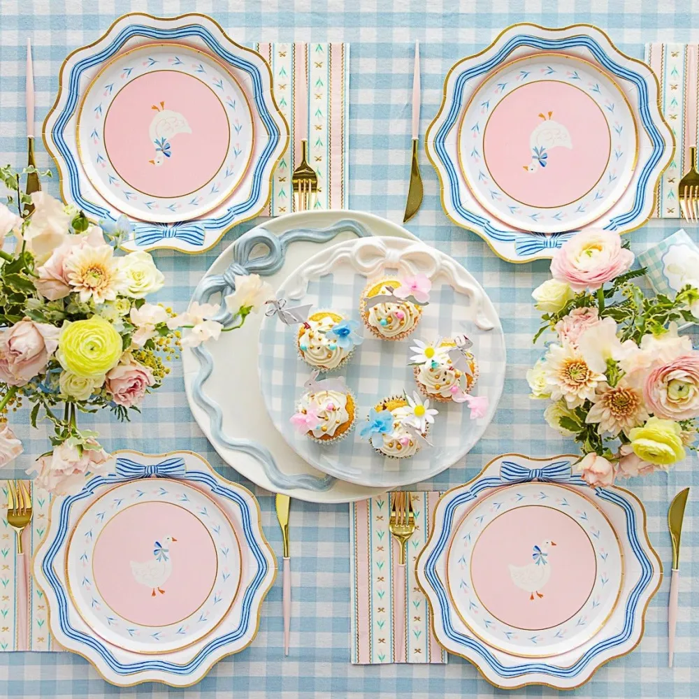 Hot Bonjour Fete Spring Tulip Guest Towels