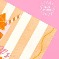 New xo, Fetti Spritz Cocktail Napkins