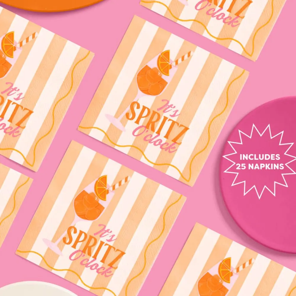 New xo, Fetti Spritz Cocktail Napkins