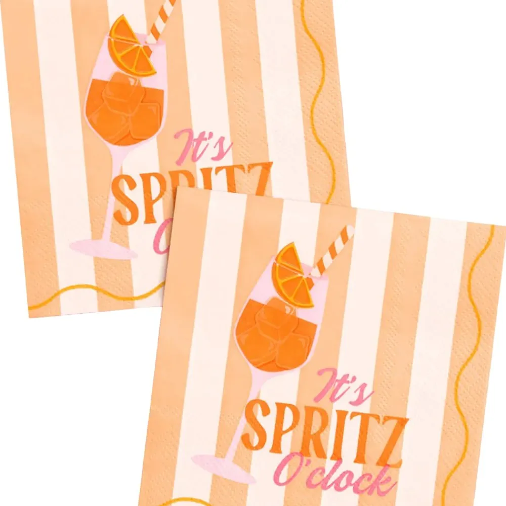 New xo, Fetti Spritz Cocktail Napkins
