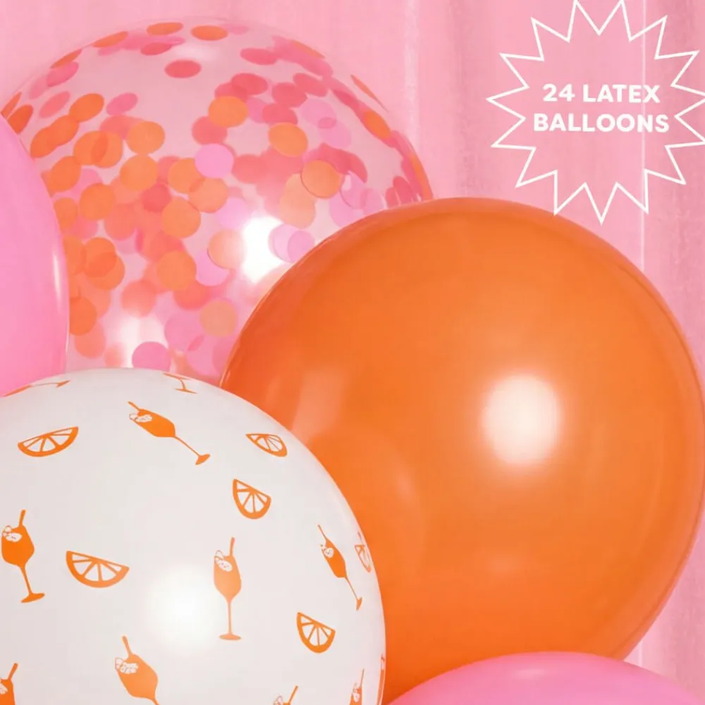 Best xo, Fetti Spritz Printed Latex Balloon Set