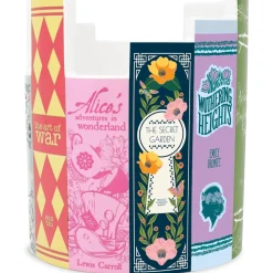 Clearance Steel Mill Gifts Stack of Classics Ceramic Desk Pot