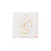 New Bonjour Fete 1st Birthday Petal Pink Small Napkins