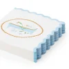 Online Bonjour Fete 1st Birthday Sky Blue Small Napkins