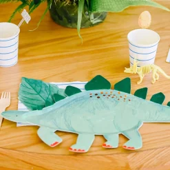 New Meri Meri Stegosaurus Dinosaur Plates