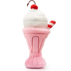 New The Foggy Dog Strawberry Milkshake Interactive Snuffle Dog Toy