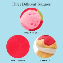 Discount The Foggy Dog Strawberry Pancake Interactive Snuffle Dog Toy