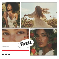 Outlet Fazit Strawberry Speckles Temporary Tattoos