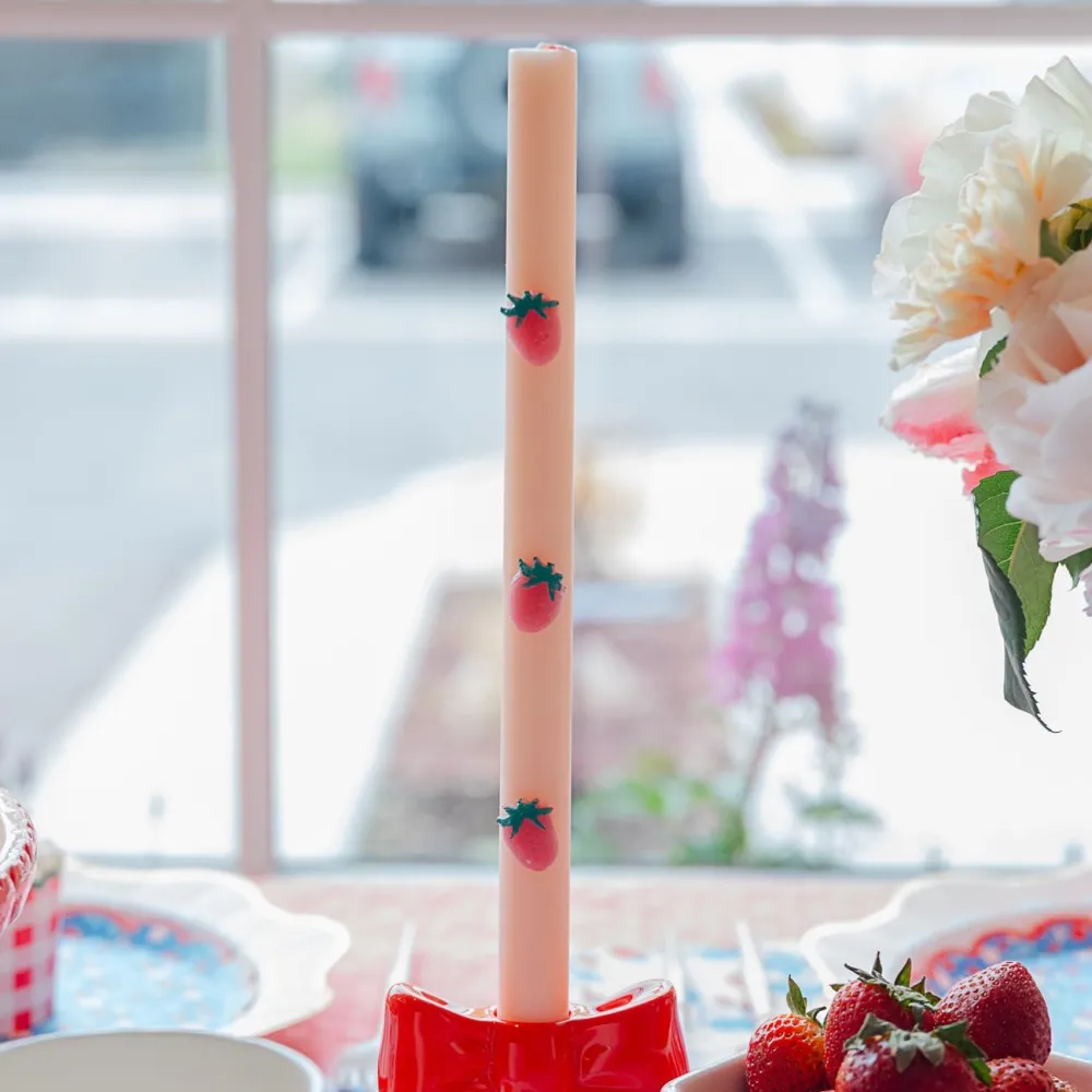 Sale Meri Meri Strawberry Table Candles