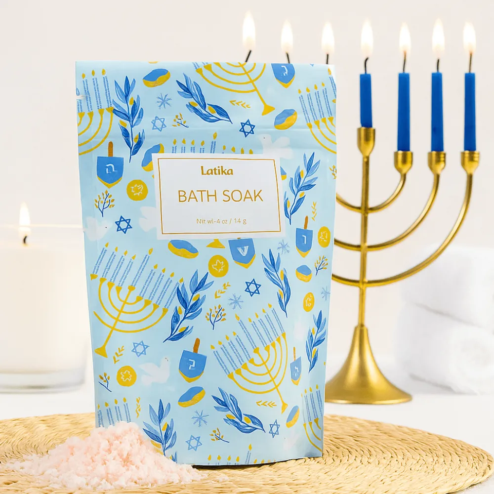 Latika Beauty Strawberry Vanilla Hanukkah Bath Soak