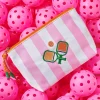 Sale Shiraleah Retail Stripe Paddles Zip Medium Pouch