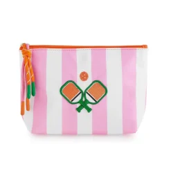 Sale Shiraleah Retail Stripe Paddles Zip Medium Pouch