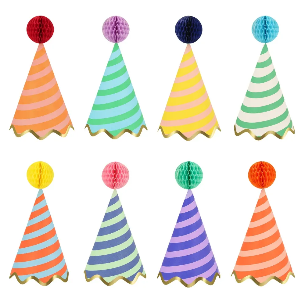 Discount Meri Meri Stripe Party Hats