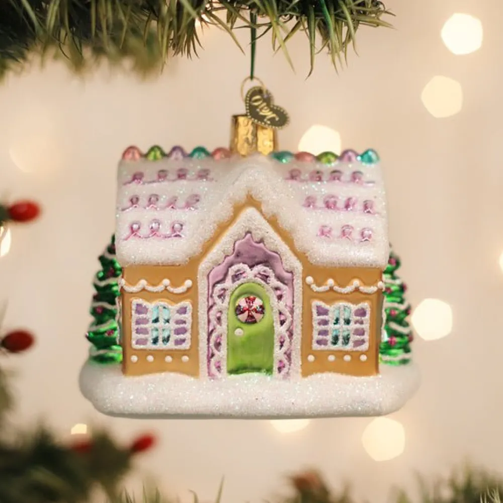 Clearance Old World Christmas Sugar Coated Cottage Ornament