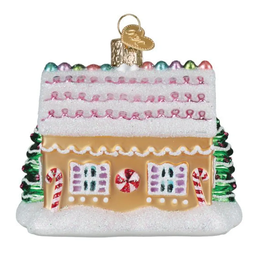 Clearance Old World Christmas Sugar Coated Cottage Ornament