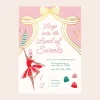 Bonjour Fete Sugarplum Fairy Nutcracker Digital Party Invitation