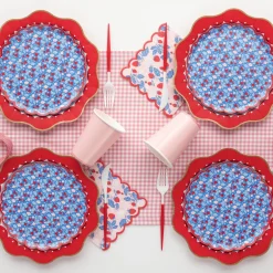 Bonjour Fete Summer Strawberry Large Napkins